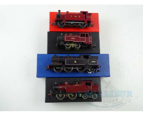 A group of OO gauge small steam tank locomotives by TRI-ANG, HORNBY and Lima together with a kitbuilt 0-4-4 steam tank locomo