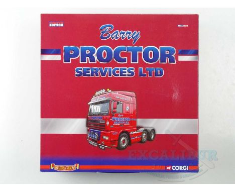 A CORGI 1:50 scale CC99169 Barry Proctor twin articulated lorry set - VG/E in G/VG box