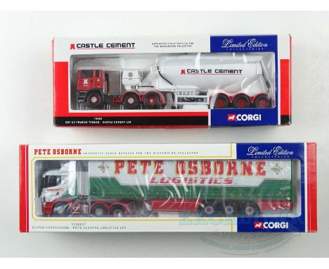 A pair of CORGI 1:50 scale articulated lorries comprising CC12207 and 74903 - VG/E in G/VG boxes (2)