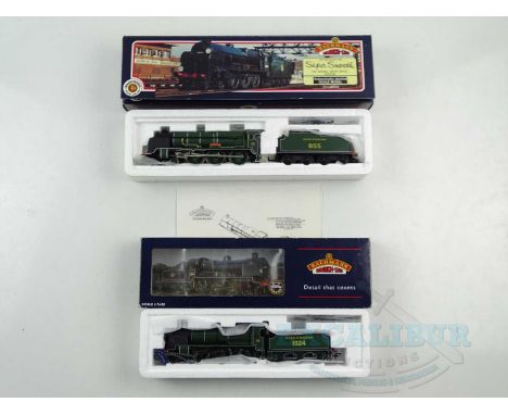 A pair of BACHMANN OO gauge SR steam locomotives comprising Lord Nelson class 'Robert Blake Maunsell' and an N class both in 