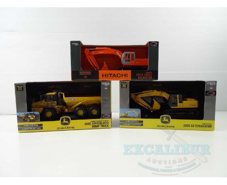 A group of ERTL 1:50 scale construction equipment as lotted - VG/E in G/VG boxes (3)