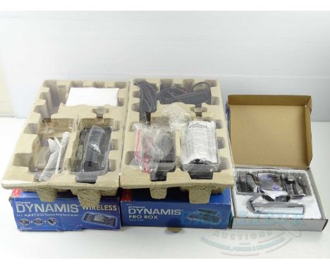 A BACHMANN Dynamis DCC model railway control system, appears complete together with a Dynamis Pro Box and a Dynamis wireless 