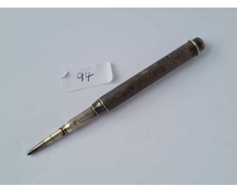 A silver pencil