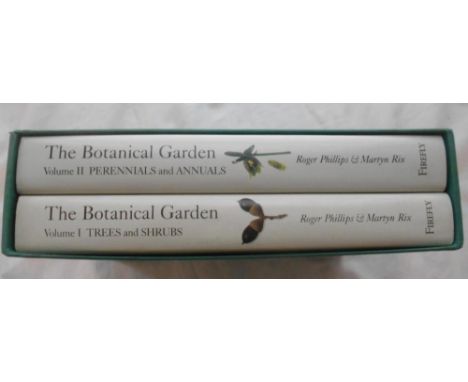 PHILLIPS, R.   The Botanical Garden   2 vols. 2nd. imp. 2002, Ontario, 4to orig. cl. d/ws, s/case