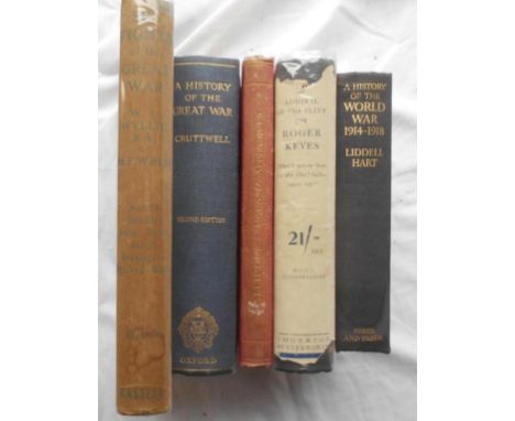 WYLLIE, W.L.   Sea Fights of the Great War  2nd.imp. 1918, London, 4to orig. cl. d/w, plus  KEYES, R.  The Naval Memoirs of..