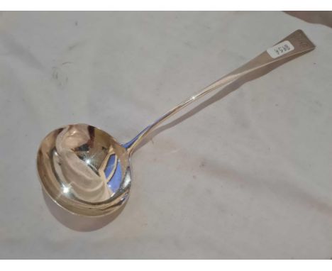 A George III soup ladle OE pattern - London 1811 by RT - 175 g.