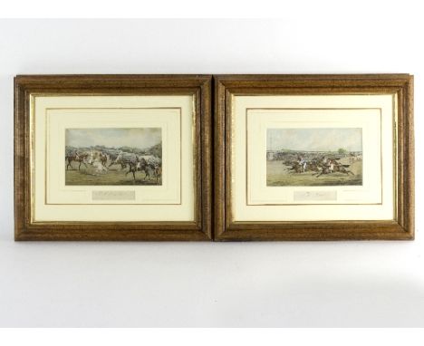 After R Pollard (Spitalfields, London)/Trotting, Cantering, Gallops, Leaping and Walking/five horse related studies/engraving
