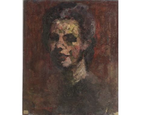 Constance B Nash (British 1921-2015)/Self Portrait/signed and dated '67/oil on canvas board, 60cm x 51cm/Provenance: United S