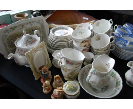 BRAMLEY HEDGE; A large collection of Bramley Hedge china to include teapot, cups, plates, saucers etc. Each decorated with Fo