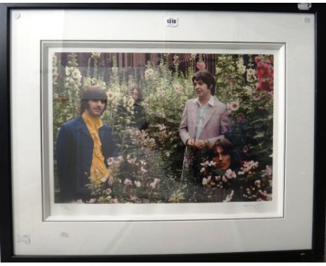 Tom Murray, American B.1953; The Beatles, 'Flower Power II', 8th July 1968, limited edition Giclee print showing the group at