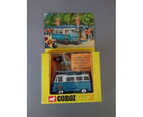 A Corgi 479 Commer mobile camera van, with window box.