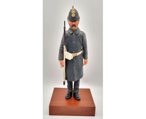 A Vintage Hand-Made Model of a Royal Marine Light Infantryman circa 1900. 34cm. 