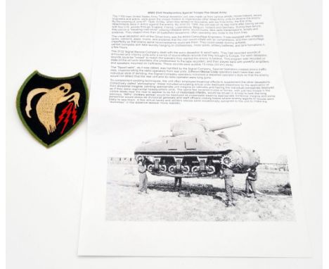 WW2 23rd Headquarters Special Troops- The Ghost Army. 