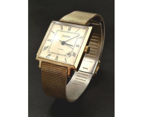 Sekonda on sale square watch