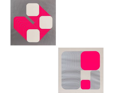 Thomas Lenk1933 Berlin - 2014 Schwäbisch Hall - Ohne Titel - Farbserigrafie/Karton. 66/180. 60 x 60 cm (Blattmaß). Sign. und 