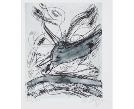 Walter Stöhrer1937 Stuttgart - 2000 Taarstedt - Figürliche Komposition - Radierung/Papier. 49/50. 49 x 39,5 cm, 76 x 55 cm. S