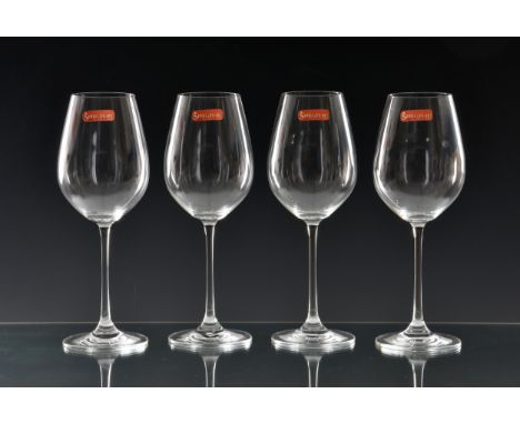 A set of twelve Spiegelau 'Salute' red wine glasses 9 3/8in. (23.8cm.) high, unused, with manufacturer's labels still in plac