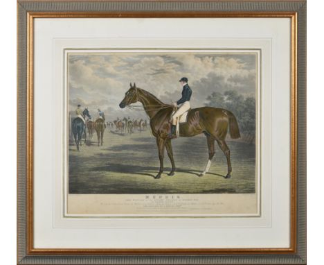 Charles Hunt (British, b.1806), after John Frederick Herring Snr. 'Mundig, the Winner of the Derby Stakes, Epsom, 1835'; 'St.