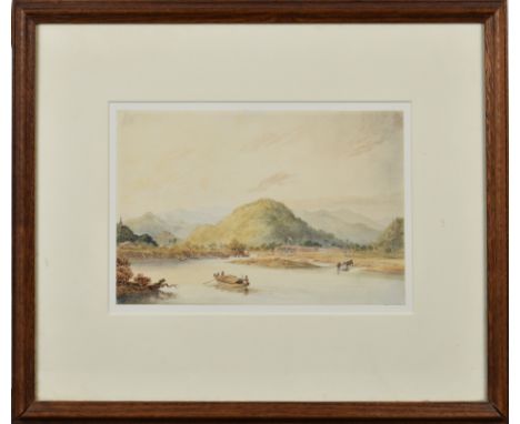William Prinsep (British, 1794-1874) 'English Troops at Sandooce'watercolour, inscribed 'No.16' lower left, inscribed as titl