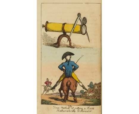 Rowlandson (Thomas).- "Quizem (Caleb)" Annals of Sporting..., first edition, hand-coloured folding frontispiece, title vignet