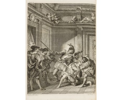 NO RESERVE Voltaire (François-Marie Arouet de) La Henriade, title with engraved vignette, engraved frontispiece, 9 plates, an