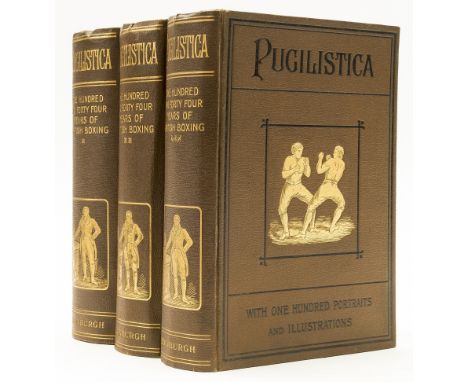 Boxing.- Miles (Henry Downes) Pugilistica: The History of British Boxing, 3 vol., first edition, half-titles, frontispieces, 