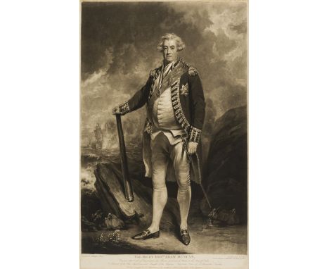 NO RESERVE Ward (James, 1769-1859) The Right Honble Adam Duncan, after John Hoppner, mezzotint on laid paper, a good impressi