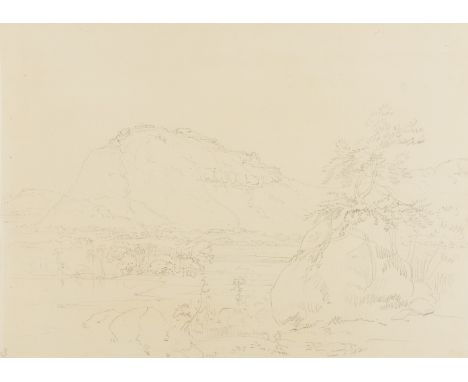 India.- Daniell (William, 1769-1837) Landscape with large hill in the distance, traditionally understood to be in South India