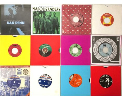 NORTHERN/ SOUL - MODERN/ REISSUE 7" COLLECTION. An extensive collection of 46 northern/ soul 7" singles, all modern/ reissue 