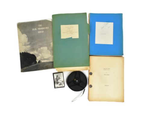 From the collection of Vickers Staniforth - a collection of assorted film production ephemera, from various productions worke