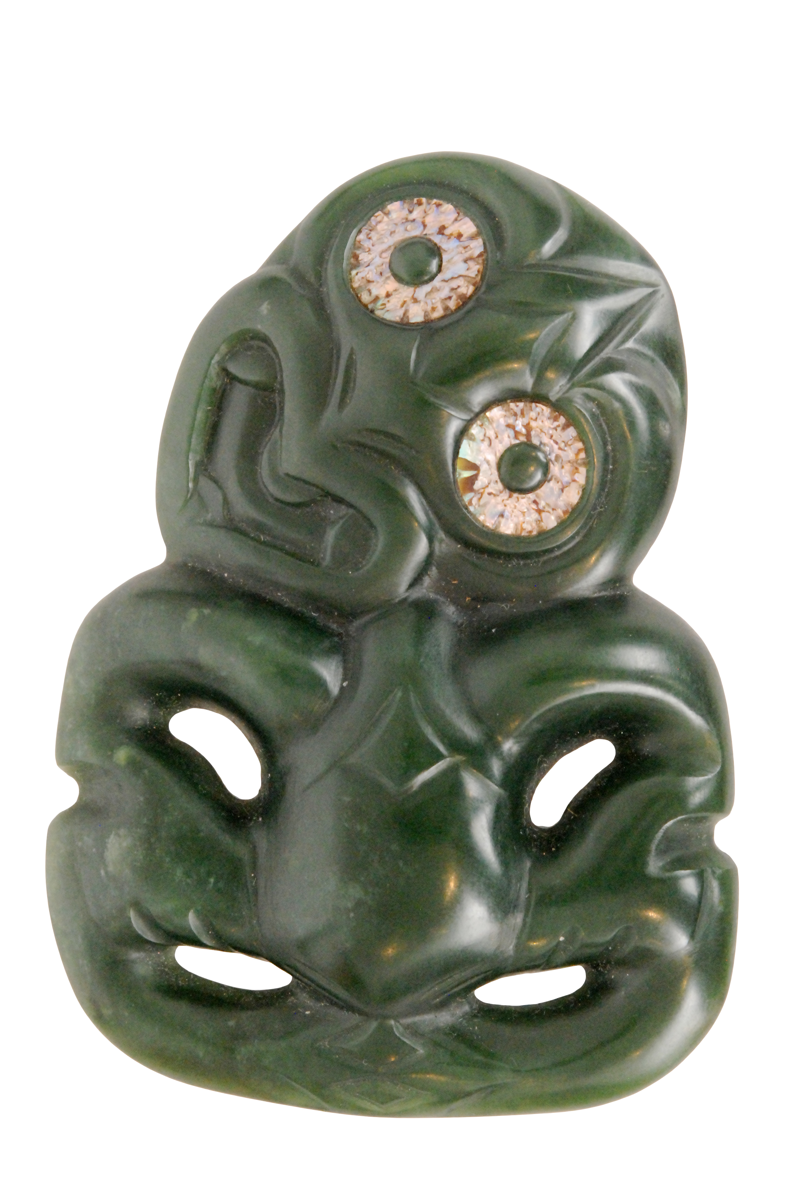 An early 20th Century Maori jade Hei Tiki or Tiki, circa 1920, the ...