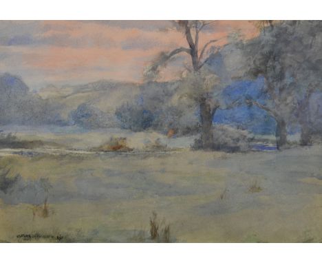 WILLIAM JOHN WAINWRIGHT, PRBSA (1855-1931) - 'Sketch after Rain', watercolour, inscribed, bears 'Cotman Gallery, Birmingham' 