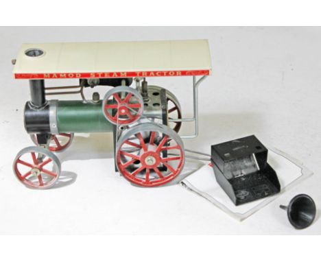 A Mamod steam engine.