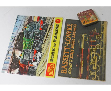 Two model railway catalogues comprising a Hornby Dublo Book of Trains 1959 and aBassett-Lowke Gauge 'O' Scale Model Railways 