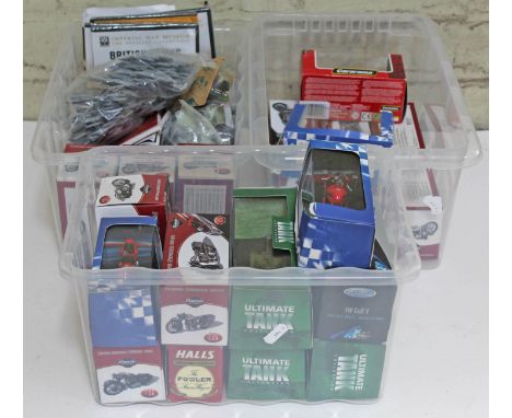 3 boxes of mainly model vehicles.