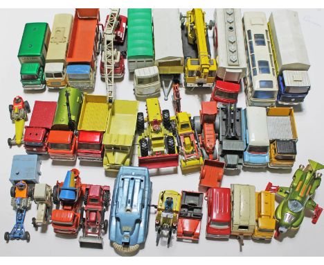 32 Dinky Toys model vehicles.