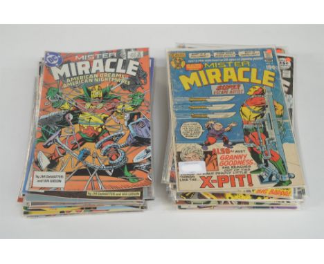 Mr. Miracle No's. 2, 5, 6, 7, 9 and sundry later issues (first series), highest No. 25; together with Mr. Miracle (modern ser
