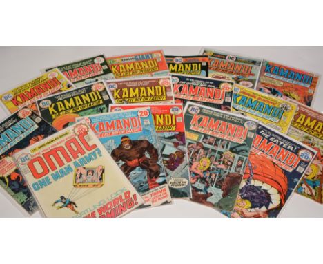 DC Comics Kamandi No's. 3 and later (18); and Omac One Man Army No.1.