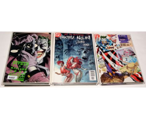 Batman: The Killing Joke, first printing; together with Arkham Asylum No's. 1-5; Joker Last Laugh No's. 1-6; and other Joker-