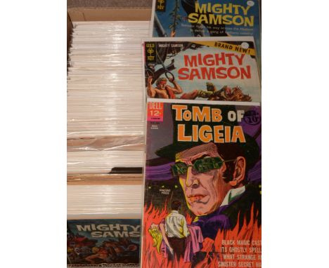 Dell Comics and Gold Key Comics, various titles include Tomb of Ligeia, Mighty Samson, Boris Karloff Tales of Mystery, Magnus
