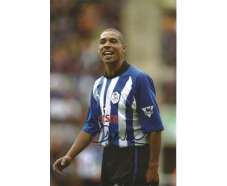 Des Walker signed 12x8 colour photo. British football coach and former player, who played as a defender. For the last 3 years