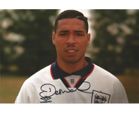 Des Walker signed 12x8 colour photo. British football coach and former player, who played as a defender. For the last 3 years