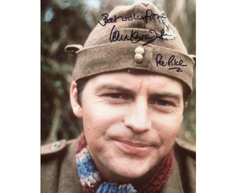 Dads Army 8x10 comedy photo signed by actor Ian Lavender who played Private Pike in the series. Good condition. All autograph