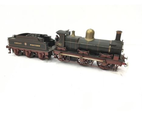 A Brass Kit Built O Gauge 3R 12V GWR Green 0-6-0 with outside frames #794. Portescap Motor. An expertly built Model with Tend