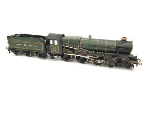 A Brass Kit built O Gauge 2R 12V GWR Green 4-6-0 'King George V' with Buffer Beam Bell # 6000. Mashima Motor. Professionally 