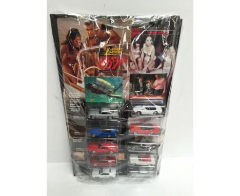 A Set of Playing Mantis James Bond 007 Johnny Lightning diecast cars. M and carded.(10)