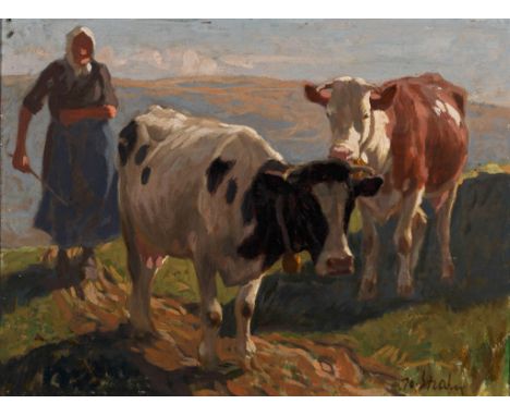 Josef Peter Strahn. 1904 Düren - 1997 Düsseldorf. Studierte an der KGS Aachen und an den Akademien Leipzig und Düsseldorf. Wa