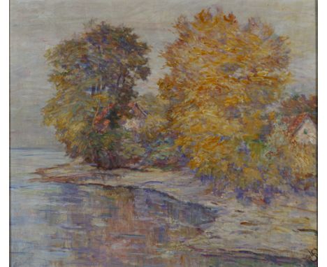 Willy Schlobach. 1864 Brüssel - 1951 Nonnenhorn. War Schüler der Akademien Brüssel und Genf. Gehörte zur neoimpressionistisch