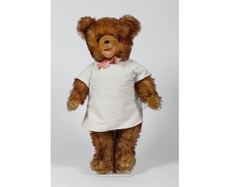 Steiff-Teddybär. Geschecktes Fell. Um 1980. H 50 cm