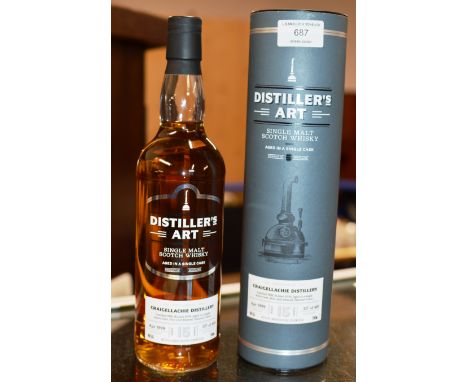 CRAIGELLACHIE DISTILLER'S ART 15 YEAR OLD SINGLE MALT SCOTCH WHISKY, LIMITED EDITION NUMBER 337 / 481, WITH PRESENTATION BOX 